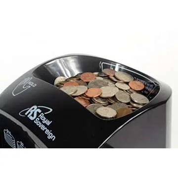 Royal Sovereign Manual Hand Crank Coin Sorter - Efficient & Fun