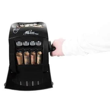 Royal Sovereign Manual Hand Crank Coin Sorter - Efficient & Fun
