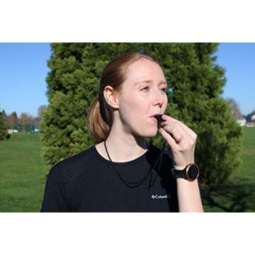 MistWorks Whistle, Whistles with Attached Lanyard, Loud Crisp Sound Perfect for Coaches, Referees, Sports, School, Outdoors. 12pcs