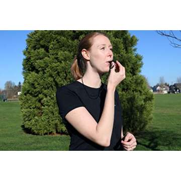 MistWorks Whistle, Whistles with Attached Lanyard, Loud Crisp Sound Perfect for Coaches, Referees, Sports, School, Outdoors. 12pcs