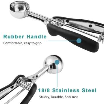 HOMURE H Cookie Scoop 2 Tbsp Size #40 for Perfect Cookies