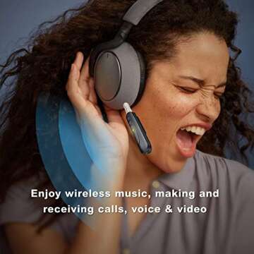 Bluetooth Receiver,Oliomp Bluetooth Adapter,Portable Wireless Bluetooth Aux Headphones Adapter with Clips Design, Hands-Free Audio Car Kits with 3.5mm Jack Stereo Output
