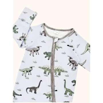 Bow Dream Baby Girl Romper Jumpsuit Bamboo Rayon Baby Clothes Boys & 2 Way Zipper Outfit Baby Clothes for Girls