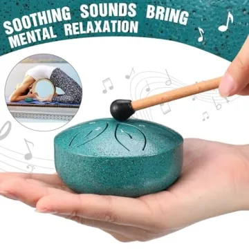 Mini Kalimba & Steel Rain Drum Set for Beginners