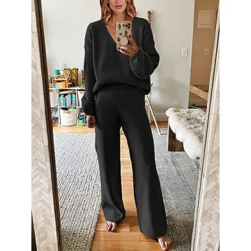 Shop ANRABESS Women 2 Piece Sweater Lounge Set Online