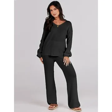 Shop ANRABESS Women 2 Piece Sweater Lounge Set Online