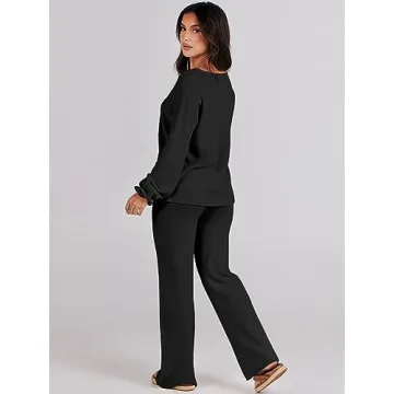 Shop ANRABESS Women 2 Piece Sweater Lounge Set Online