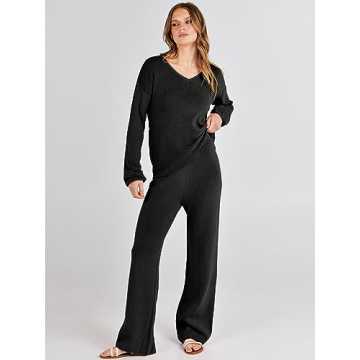 Shop ANRABESS Women 2 Piece Sweater Lounge Set Online