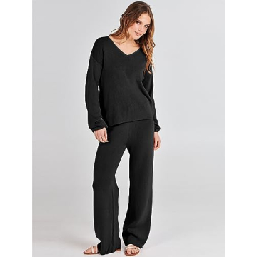 Shop ANRABESS Women 2 Piece Sweater Lounge Set Online