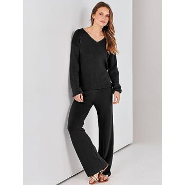 Shop ANRABESS Women 2 Piece Sweater Lounge Set Online