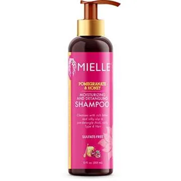Mielle Organics Pomegranate & Honey Moisturizing and Detangling Shampoo and Conditioner for Type 4 Hair