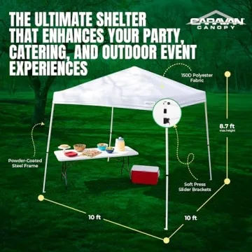 Caravan Canopy V Series 2: Reliable Instant Canopy