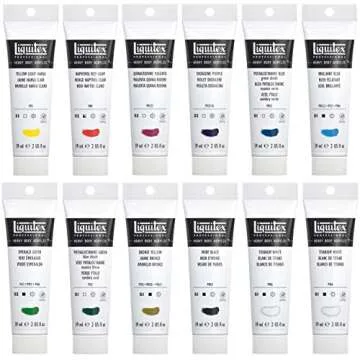 Liquitex Professional Heavy Body Acrylic Paint Set 12 Colors