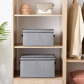YheenLf Fabric Storage Boxes - 7.1 x 9.1 x 13 Inch Basket Set for Stylish Home Organization