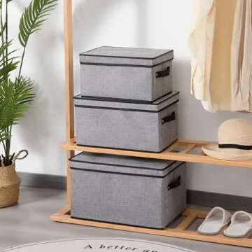 YheenLf Fabric Storage Boxes – Stylish Linen Organizers