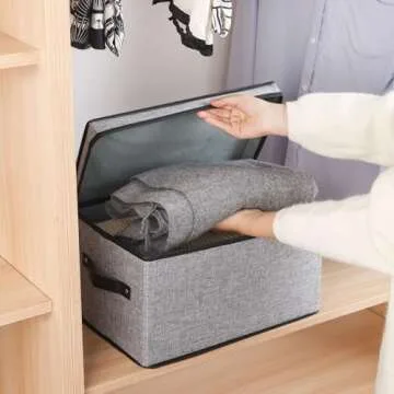 YheenLf Fabric Storage Boxes – Stylish Linen Organizers