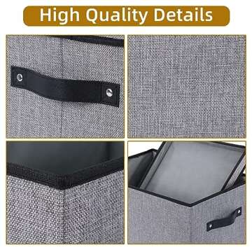 YheenLf Fabric Storage Boxes – Stylish Linen Organizers