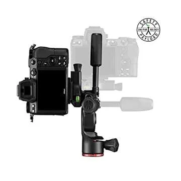 Manfrotto MH01HY-3W 3-Way Head Video Head Travel Head Befree 3-Way Live Head Head, Foldable, Small, ...