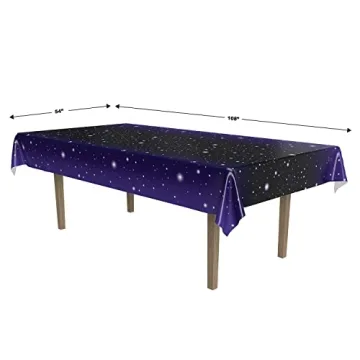 Beistle Starry Night Tablecover – Cosmic Party Essential