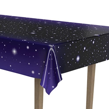 Beistle Starry Night Tablecover – Cosmic Party Essential