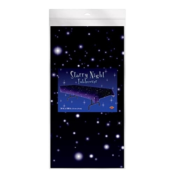 Beistle Starry Night Tablecover – Cosmic Party Essential