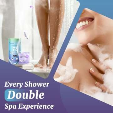 Rusemle Aromatherapy Shower Steamers Body Wash Set