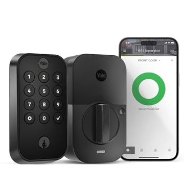 Yale Security Lock 2 with Wi-Fi - Black Smart Keypad Lock