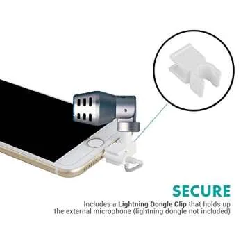 Movo MA200 Compact External Microphone for iPhones