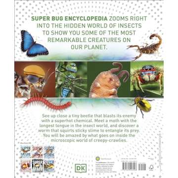Super Bug Encyclopedia: The Biggest, Fastest, Deadliest Creepy-Crawlers on the Planet (DK Super Nature Encyclopedias)