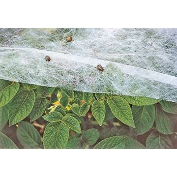 Gardeners Supply Company Summerweight Fabric Plant Cover | Outdoor Raised Garden Bed Greenhouse Blan...