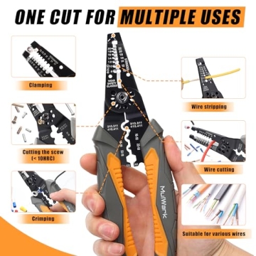 MulWark 3 in 1 Self Adjusting Wire Stripper Tool