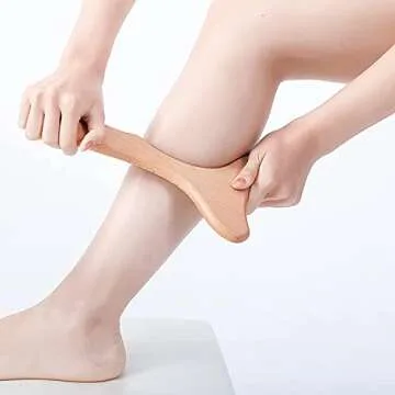 Komogir Wood Therapy Massage Tool Wooden Lymphatic Drainage Massager Body Sculpting Tools for Maderoterapy,Gua Sha,Muscle Release-11 * 6inches