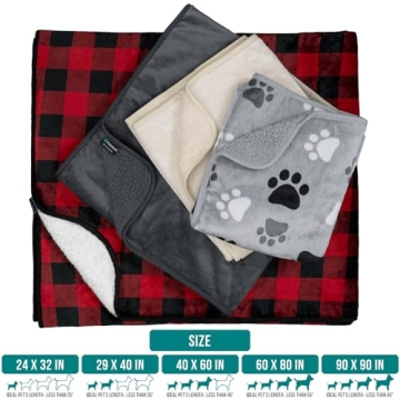 PetAmi Waterproof Dog Blanket - Cozy & Reversible Design