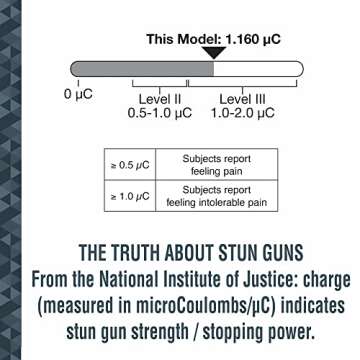 SABRE Stun Gun with LED Flashlight, Maximum Safety Device