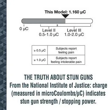 SABRE Stun Gun with LED Flashlight, Maximum Safety Device