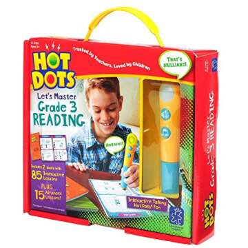Interactive Hot Dots 3rd Grade Reading Set for Kids