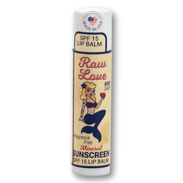 Raw Love SPF 15 Mineral Sunscreen Lip Balm | Eco-Friendly & Fragrance-Free