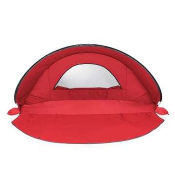 ONIVA - a Picnic Time brand - Manta Portable Beach Tent - Pop Up Tent - Beach Sun Shelter Pop Up, (R...