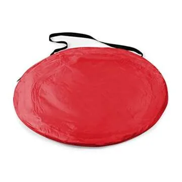 ONIVA - a Picnic Time brand - Manta Portable Beach Tent - Pop Up Tent - Beach Sun Shelter Pop Up, (Red with Gray Accents)