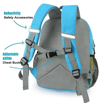 STEAMEDBUN Kids Backpack for Boys,Kindergarten Backpack for Toddler Boys Age 3-6