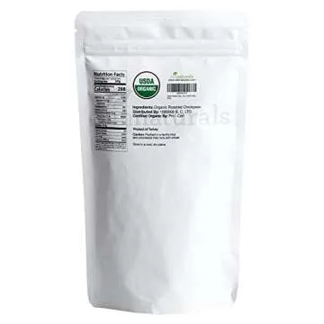 Organic Roasted Chickpeas 2 LB- 100% USDA Organic Certified – Healthy Snack, Lightly Roasted, No O...