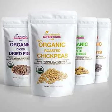 Organic Roasted Chickpeas 2 LB- 100% USDA Organic Certified – Healthy Snack, Lightly Roasted, No Oil, No Salt, No GMO & Gluten Free – Product of Turkey