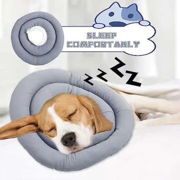 Soft Dog Cone for Small Dogs Adjustable Protective Recovery