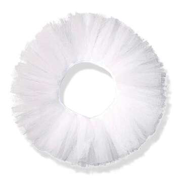 Kangaroo Tulle Skirts for Women I White Tutu Skirt I Ballet Tutu Dress for Women I Layered Tutus I Running White Puffy Skirt I Costume for Halloween Dance Birthday Cosplay Party Tutu for Adult Women