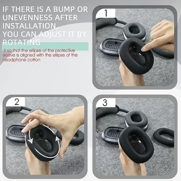 AirPods Max Silicone Earpad Covers Sweatproof Protection