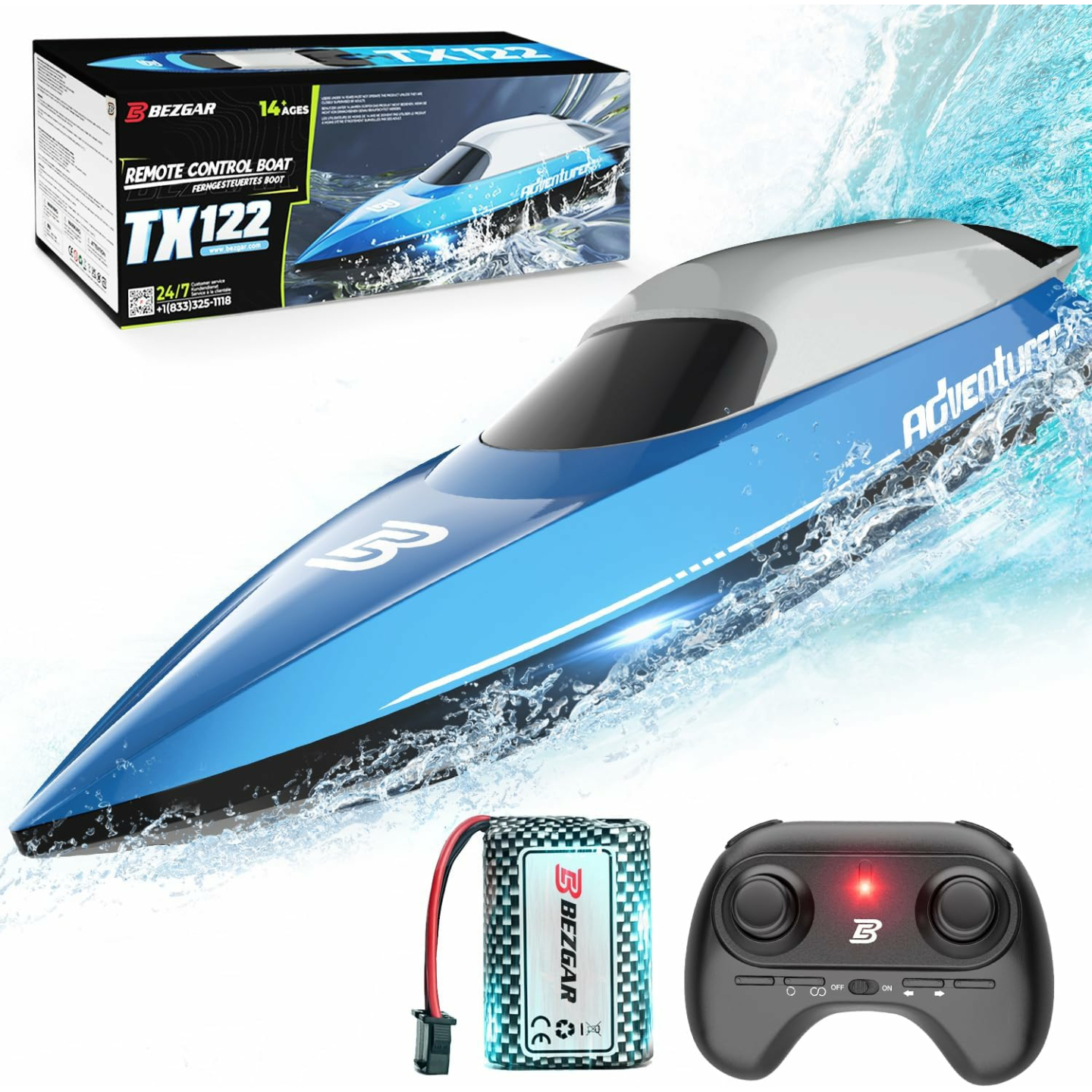 Fast BEZGAR RC Boats - Perfect for Lakes & Pools Fun