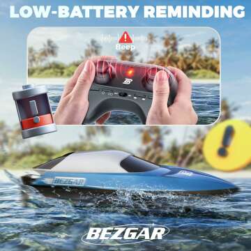 Fast BEZGAR RC Boats - Perfect for Lakes & Pools Fun
