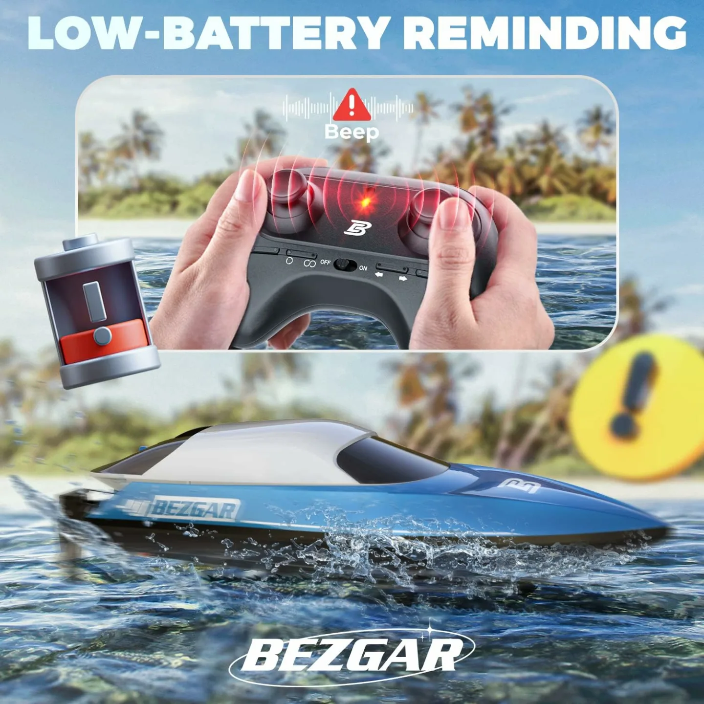 Fast BEZGAR RC Boats - Perfect for Lakes & Pools Fun