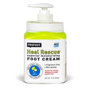 PROFOOT Heel Rescue Foot Cream, 16 Ounce (Pack of 3) Non-Greasy Foot Cream Ideal for Cracked Skin Ca...