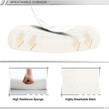 Qulomvs Ergonomic Office Chair - Adjustable Comfort & Style